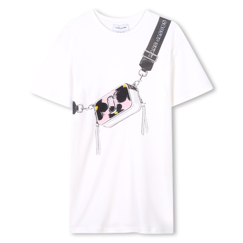 Vestido mangas curtas algod&atilde;o MARC JACOBS 
                        GIRL