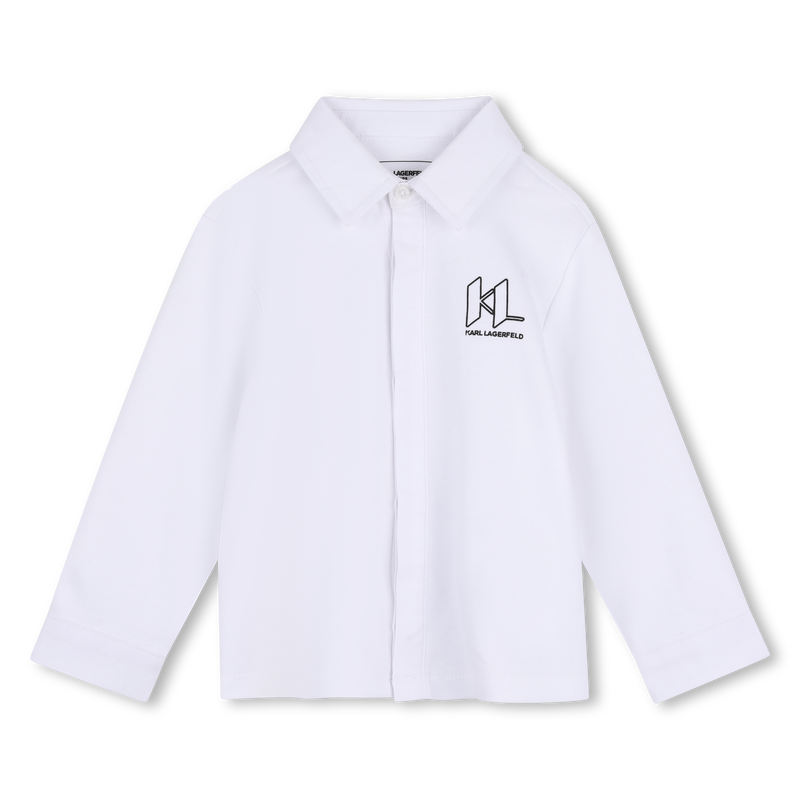 Conjunto de camisa e cal&ccedil;a KARL LAGERFELD KIDS 
                        MENINO