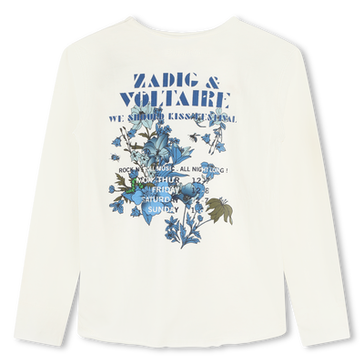 T-shirt de manga comprida ZADIG & VOLTAIRE GIRL