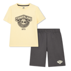 Conjunto de t-shirts e cal&ccedil;&otilde;es bermudas TIMBERLAND 
                    BOY