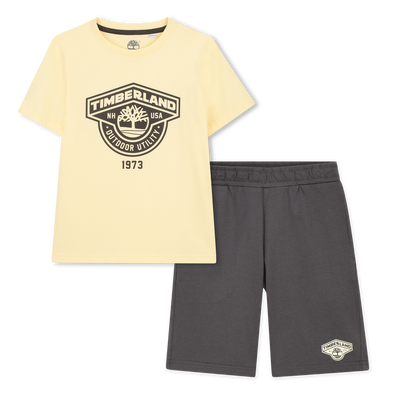 Conjunto de t-shirts e cal&ccedil;&otilde;es bermudas TIMBERLAND BOY