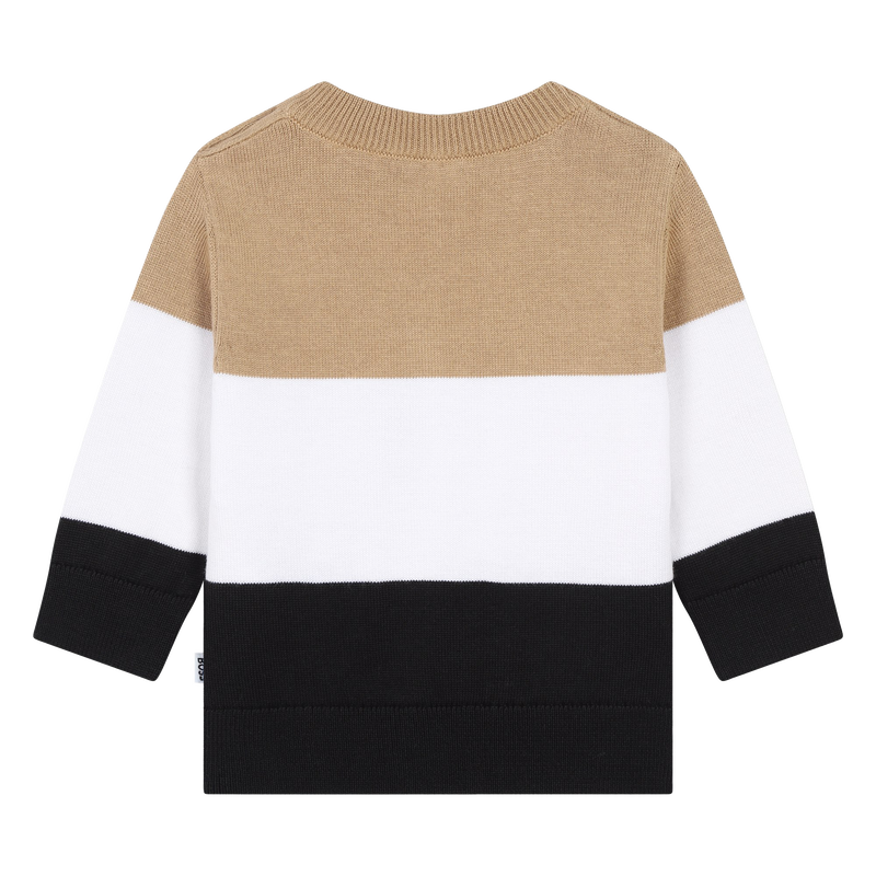 Camisola às riscas de algodão BOSS 
                    BOY