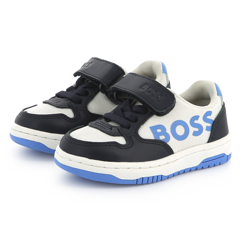 Leather lace-up sneakers BOSS 
                    BOY