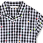 Camisa com estampa gingham BILLIEBLUSH 
                    GIRL