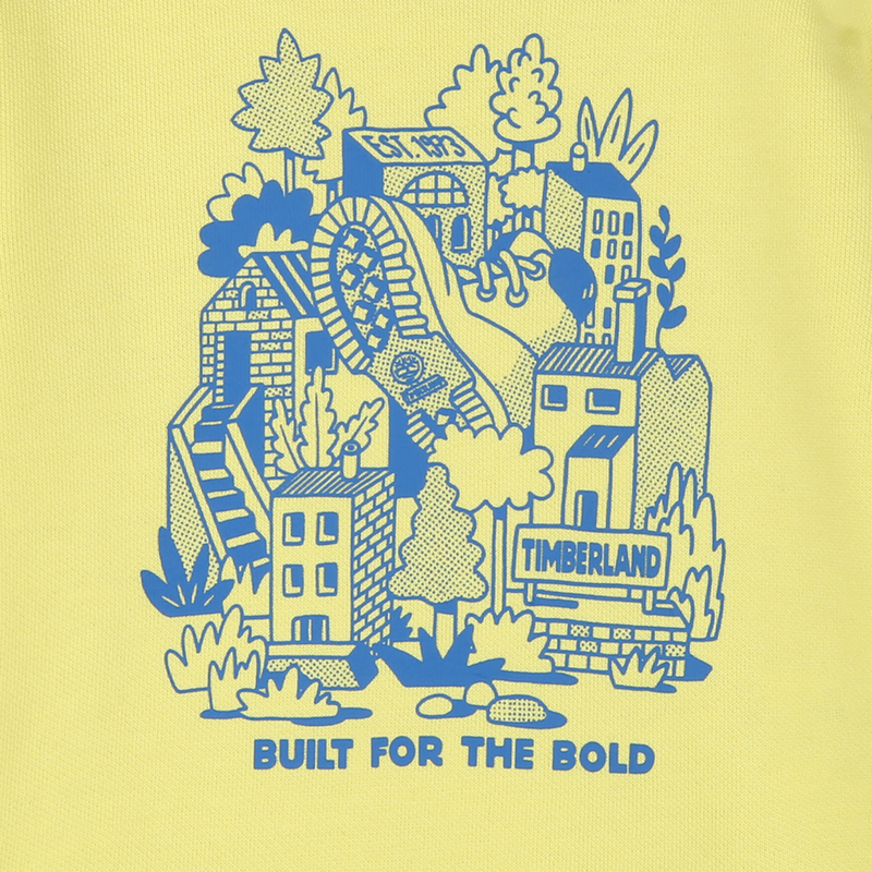 Sweatshirt em molet&atilde;o TIMBERLAND 
                        BOY