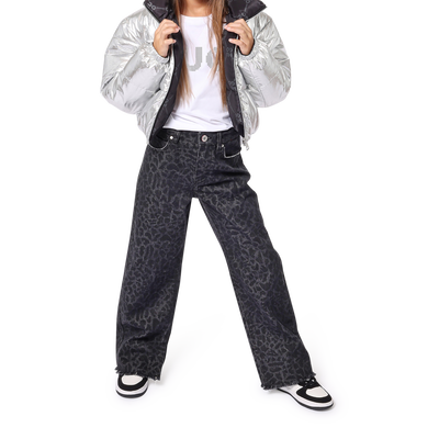 T-shirt algod&atilde;o com log&oacute;tipo HUGO GIRL