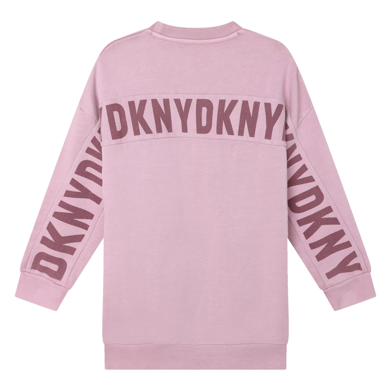 Logo cotton dress DKNY 
                    GIRL