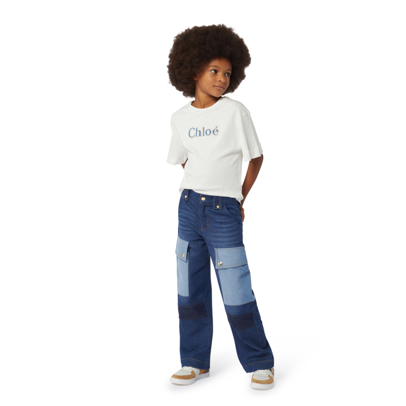 T-shirt de manga curta algodão CHLOE 
                    GIRL
