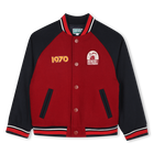 Jaqueta bomber com fecho de press&atilde;o KENZO KIDS 
                    UNISEX