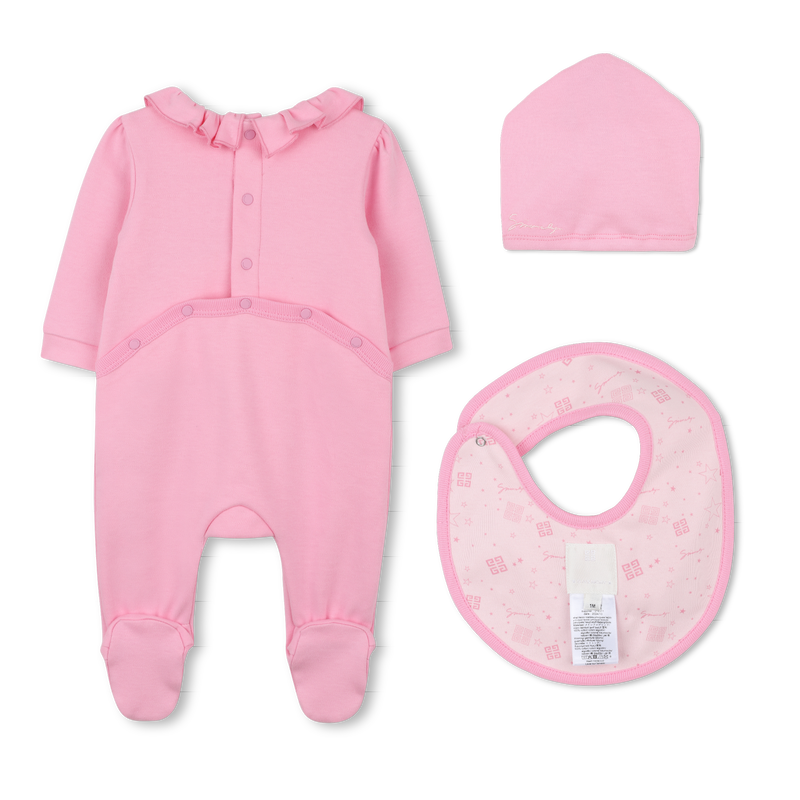 Conjunto de pijama, chapéu e babador GIVENCHY 
                    UNISEX
