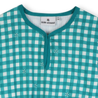 Vestido com estampa gingham KIDS AROUND 
                    GIRL