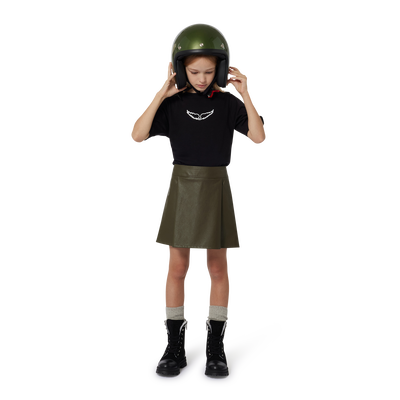 Saia justa com aspeto enrugado ZADIG & VOLTAIRE GIRL