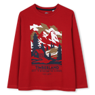 Camiseta de manga longa, VERMELHO, hi-res