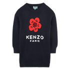 Vestido de malha KENZO KIDS 
                    GIRL