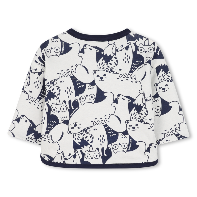 Camiseta e calça de pressão TIMBERLAND 
                    BOY