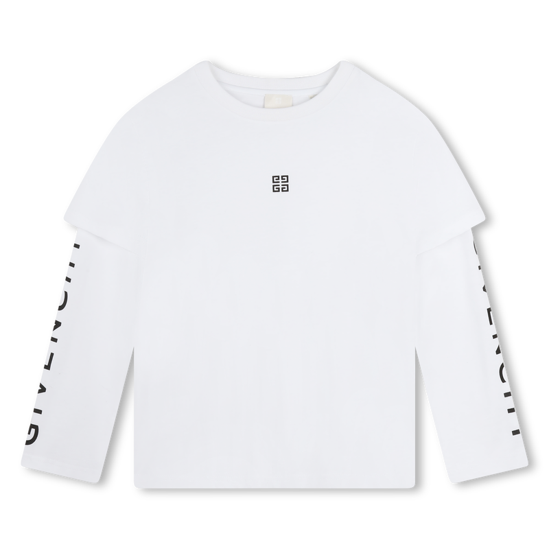 T-shirt 2 em 1 com estampados GIVENCHY 
                    BOY