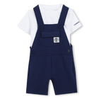 Conjunto t-shirt e jardineiras TIMBERLAND 
                    MENINO