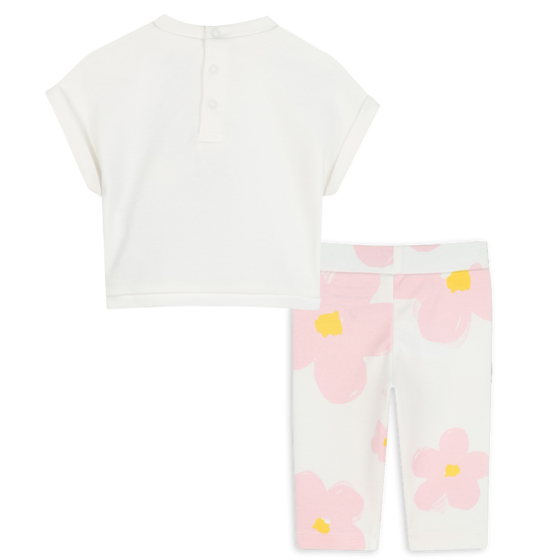T-shirt e leggings em algod&atilde;o MARC JACOBS 
                        UNISEX