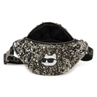 Bolsa de cintura ajust&aacute;vel com lantejoulas KARL LAGERFELD KIDS 
                    MENINA