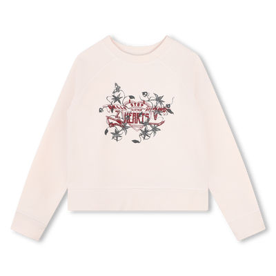 Sweatshirt de molet&atilde;o ZADIG & VOLTAIRE GIRL