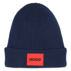Gorro de malha de algod&atilde;o HUGO 
                    UNISEX