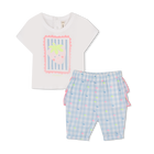 T-shirt + conjunto pants BILLIEBLUSH 
                    GIRL