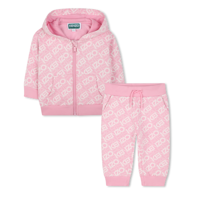 Cardig&atilde; e cal&ccedil;as de molet&atilde;o KENZO KIDS GIRL