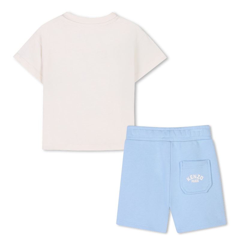 Conjunto t-shirt e bermudas KENZO KIDS 
                    BOY