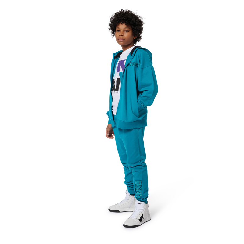 T-shirt manga curta de algod&atilde;o DKNY 
                        BOY