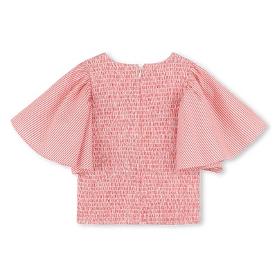 Blusa de algod&atilde;o KENZO KIDS GIRL