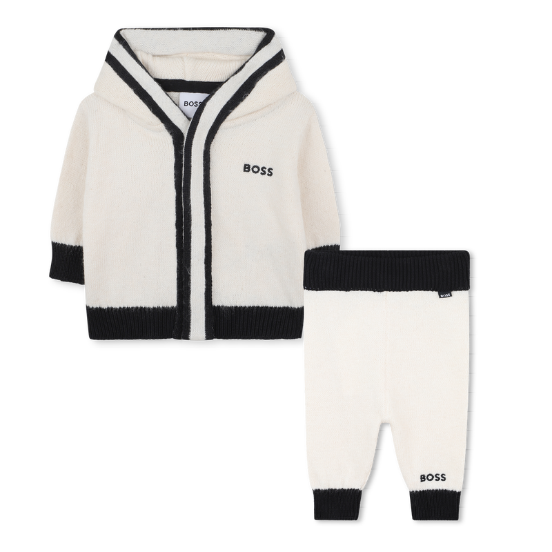 Conjunto de cardigã e calças BOSS 
                    BOY