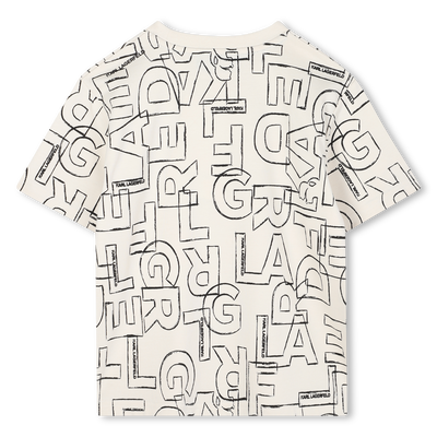 T-shirt de manga curta KARL LAGERFELD KIDS BOY