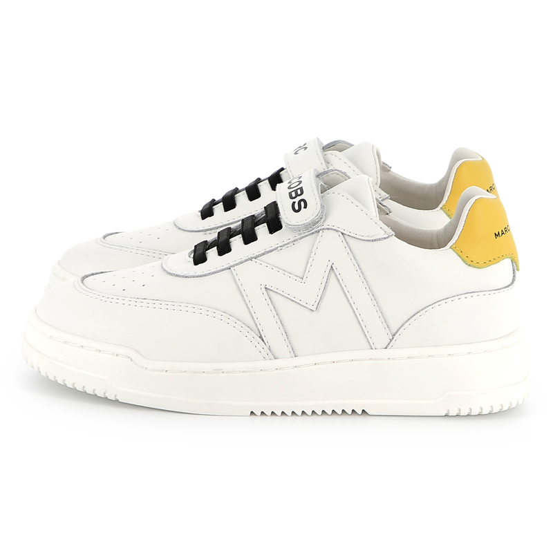 Sapatilhas em pele com velcro MARC JACOBS 
                        BOY