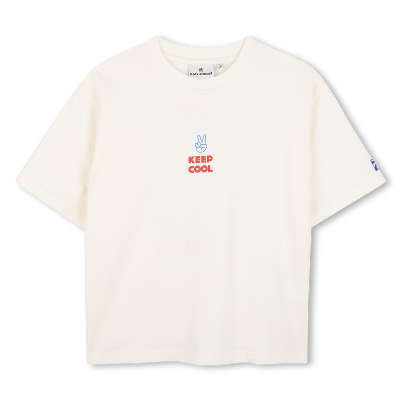 Camiseta de mangas curtas KIDS AROUND 
                        BOY
