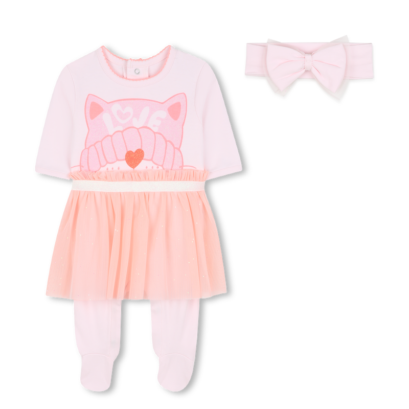Conjunto de pijama e faixa de cabeça BILLIEBLUSH 
                    GIRL