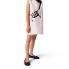 Vestido de algod&atilde;o sem mangas MARC JACOBS 
                    GIRL