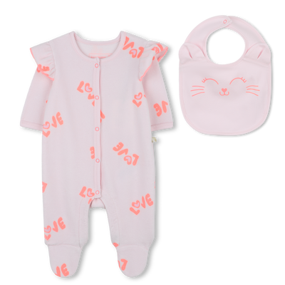 Conjunto de pijama e babador BILLIEBLUSH GIRL