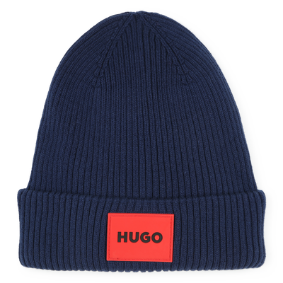 Gorro de malha de algodão HUGO UNISEX