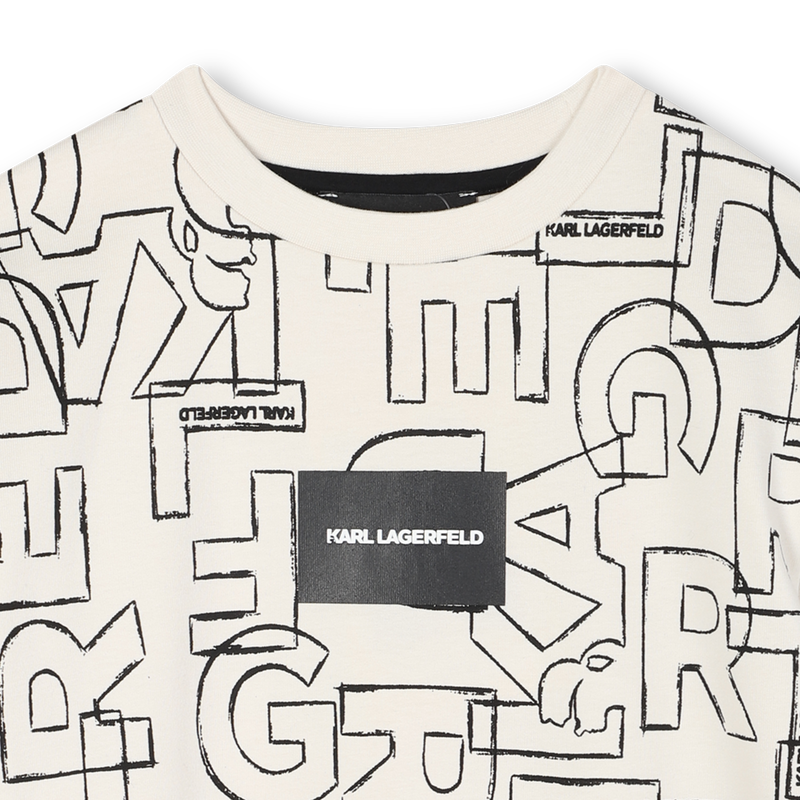 T-shirt de manga curta KARL LAGERFELD KIDS 
                    BOY
