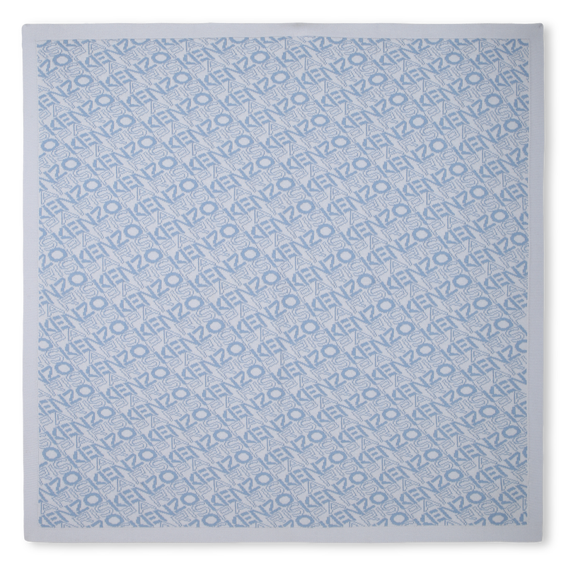 Manta jacquard de algod&atilde;o KENZO KIDS 
                        UNISEX