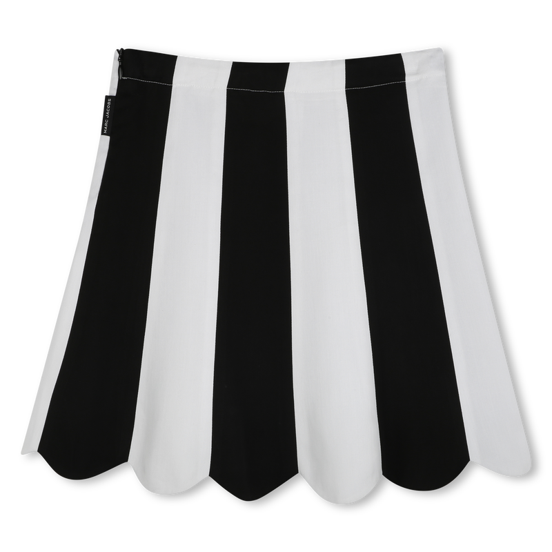 Saia de cerim&oacute;nia &agrave;s riscas MARC JACOBS 
                        GIRL