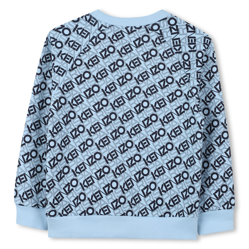 Sweatshirt algod&atilde;o estampado KENZO KIDS 
                        BOY