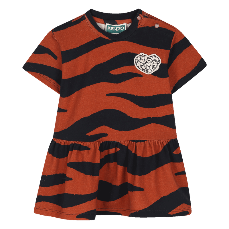 Vestido de mangas curtas KENZO KIDS 
                        GIRL