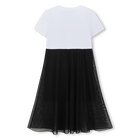 Vestido efeito 2 em 1 DKNY 
                    MENINA