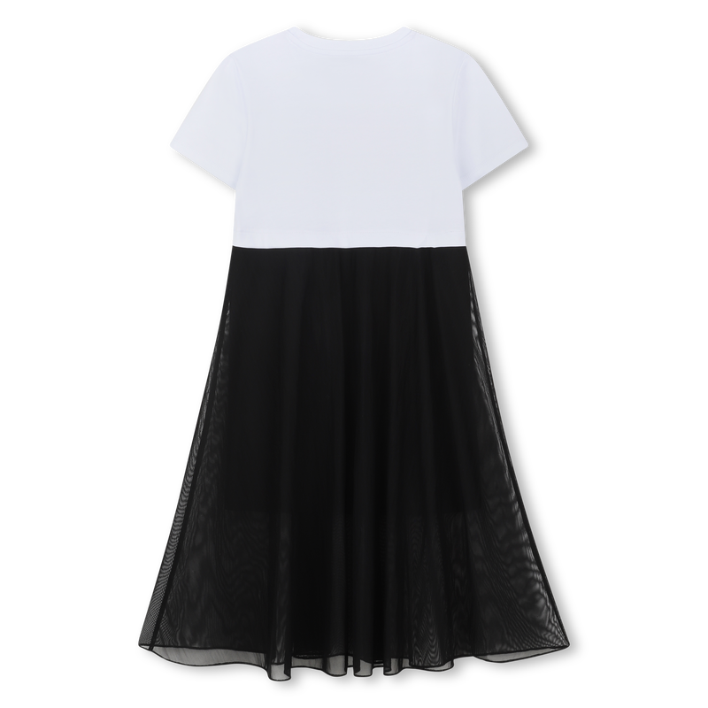 Vestido efeito 2 em 1 DKNY 
                        MENINA