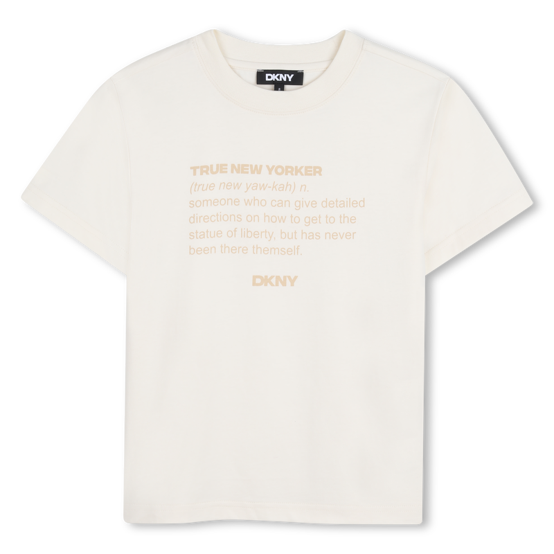 T-SHIRT DE MANGA CURTA DKNY 
                        UNISEX