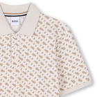 Polo corte direito estampado BOSS 
                    BOY