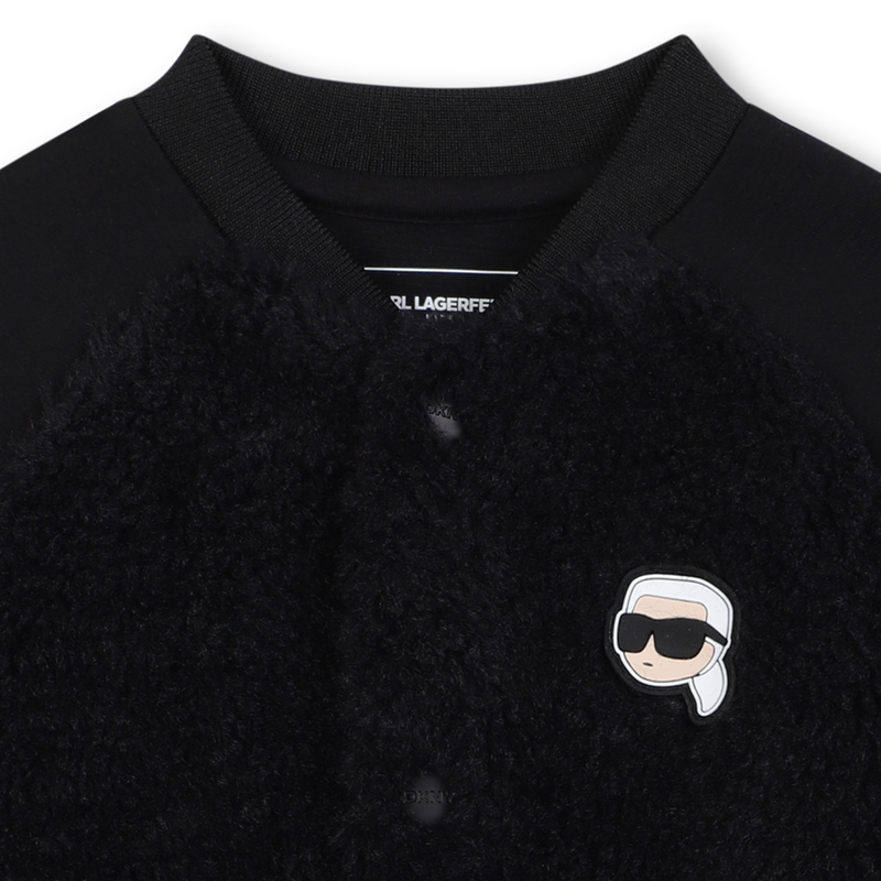 Cardigan bimaterial KARL LAGERFELD KIDS 
                    BOY
