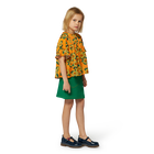 Saia trap&eacute;zio com bolsos KENZO KIDS 
                    GIRL