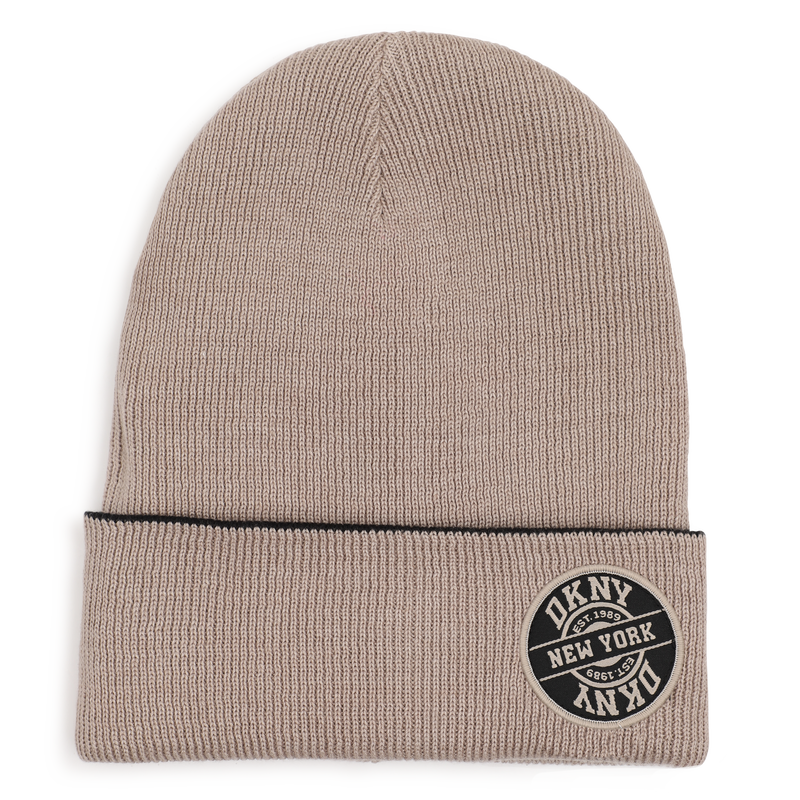 Gorro de tric&ocirc; revers&iacute;vel DKNY 
                        UNISEX
